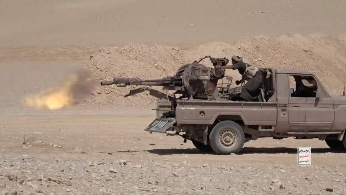Battle between Iran-aligned Houthi fighters and Saudi backed forces in al Jawf governate